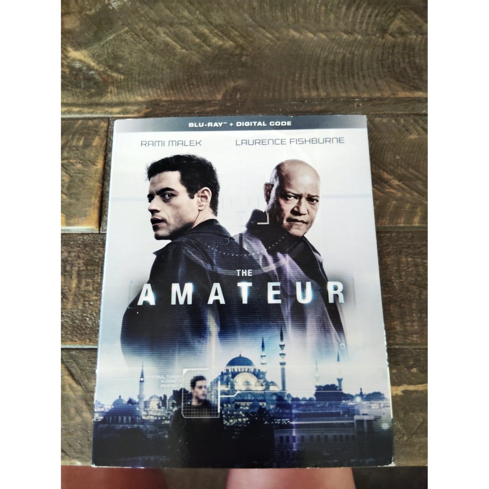 The Amateur Blu-ray 2025 Rami Malek Laurence Fishburne w/ Slipcover 643440RT